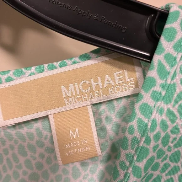 Michael Kors Mint Ruffle Sleeve Blouse medium - Picture 2 of 7